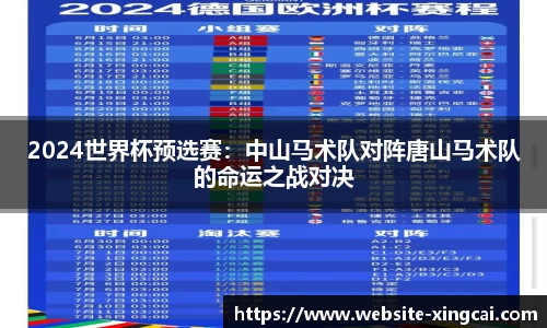 2024世界杯预选赛：中山马术队对阵唐山马术队的命运之战对决